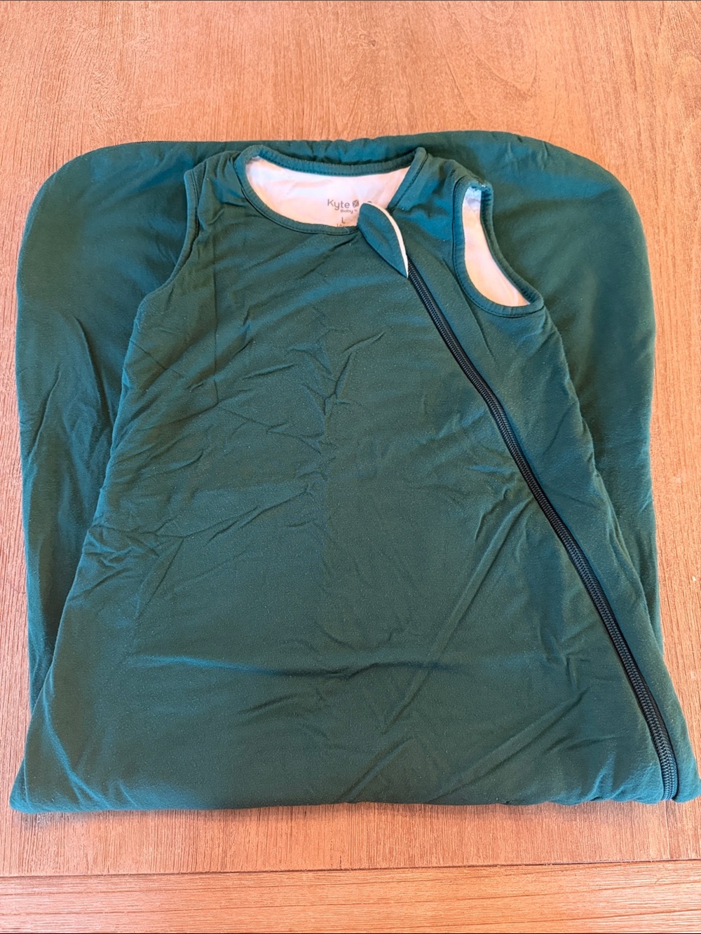 Kyte BABY Dark Green Sleeveless Baby Sleep Sack with Side Zipper